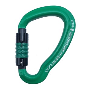 A theight choker karabijnhaak groen