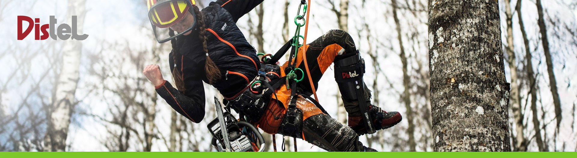 Distel klimsporen bij Safety Green